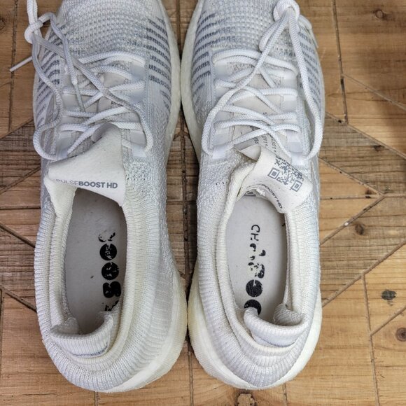 Adidas PulseBoost HD Men's Size 14 Core White Prime Knit Running Athletic Shoes - Picture 11 of 13